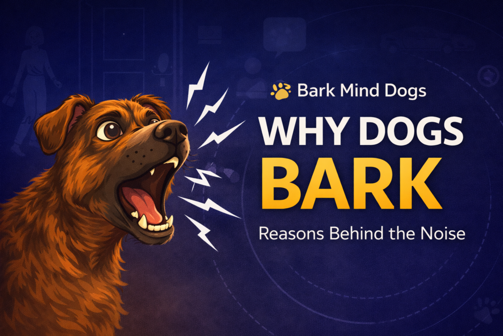 why dogs bark dog barking communication behavior explanation