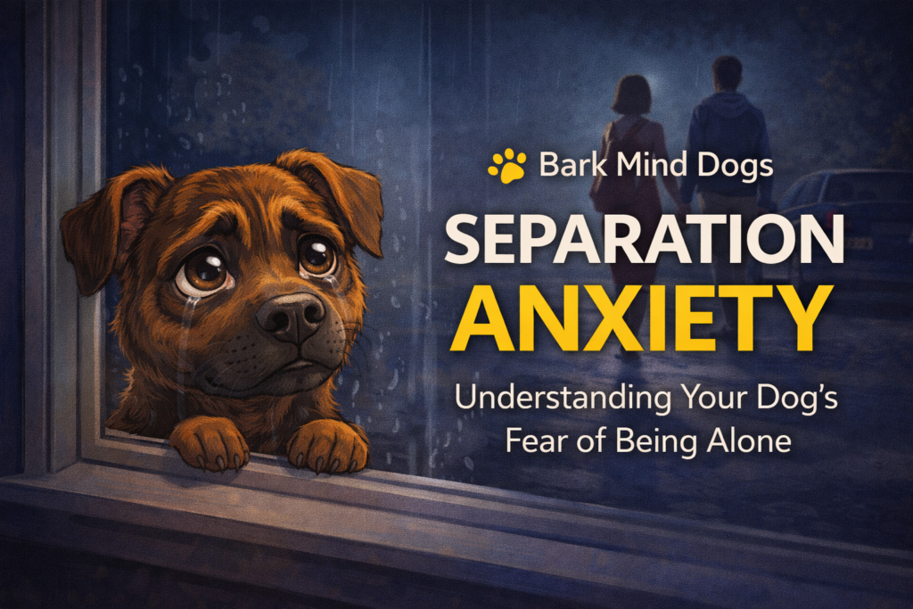 dog separation anxiety dog alone crying owner leaving behavior